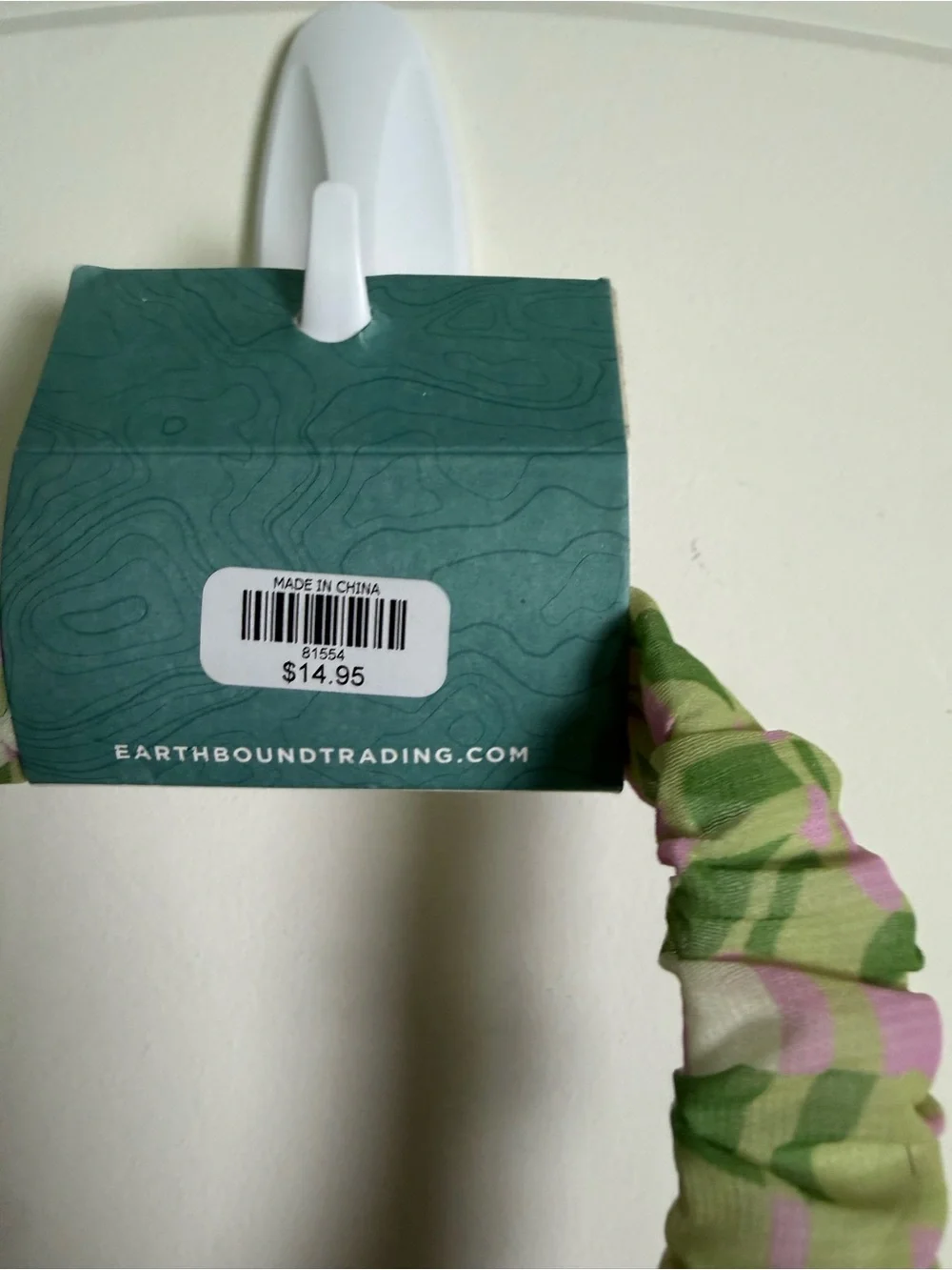 EARTHBOUND Pink & Green Patterned Fabric Headband